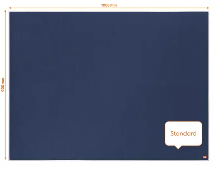 Tableau d'affichage en feutre Nobo Impression Pro 1200x900 mm