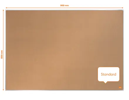 Tableau d'affichage en liège Nobo Impression Pro 900x600 mm