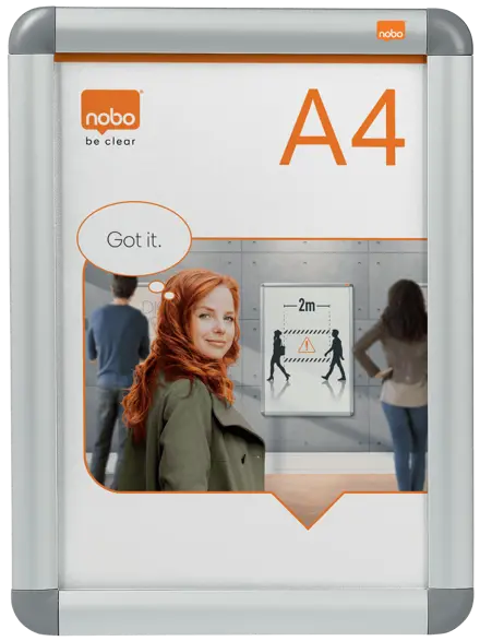 Nobo Premium Plus Plakatrahmen A4