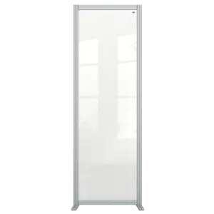 Nobo Premium Plus Clear Acrylic Protective Room Divider Screen Modular System 600x1800mm