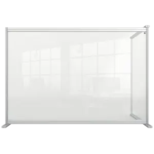 Nobo Premium Plus Modulair Bureau Uitbreidingspaneel, transparant acryl 1400x1000mm