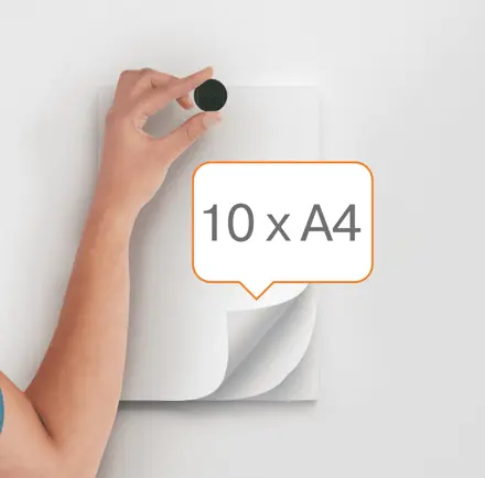 Nobo whiteboard magneter, pakke/10 stk. 38 mm farvede magneter