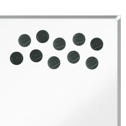 Nobo whiteboard magneter, pakke/10 stk. 38 mm farvede magneter