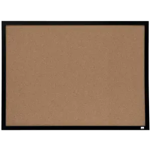 Tableau d'affichage en liège Nobo avec cadre noir