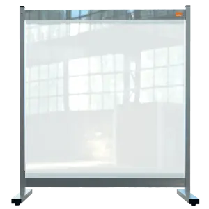Nobo Premium Plus klar PVC beskyttende skrivebordsafskærmning B770xH860mm