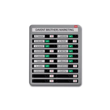 In/Out Board - 20 Names