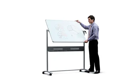 Nobo Mobile Kombidrehtafel 90 x 120 cm