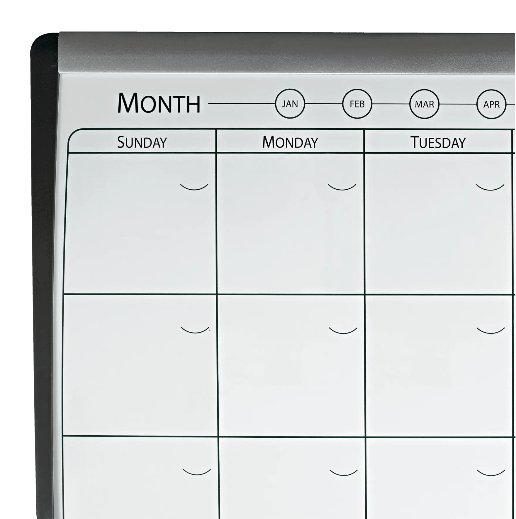 Organizer Planner Mensile Con Lavagna Magnetica - Organizer Da Frigo Con Pennarello Mr. Wonderful
