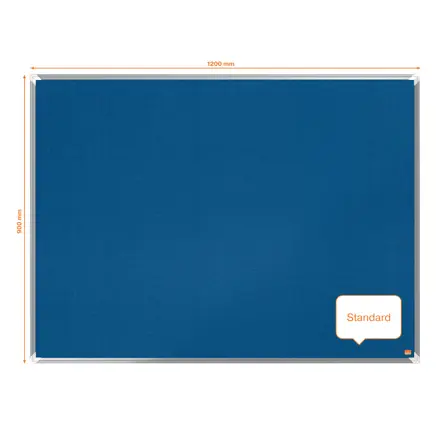 Nobo Premium Plus Filz-Notiztafel 90 x 120 cm