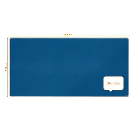 Nobo Premium Plus Filz-Notiztafel 120 x 240 cm