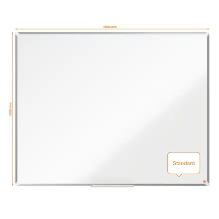 Nobo Premium Plus emaljeret magnetisk whiteboard 150x120cm