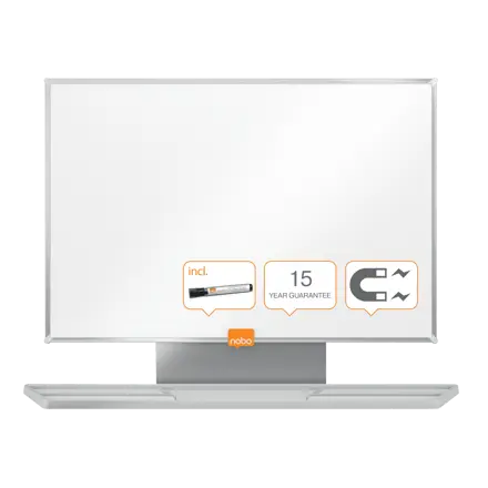 Nobo Classic Nano Clean™ Whiteboard 450x300mm (Retail Packed)