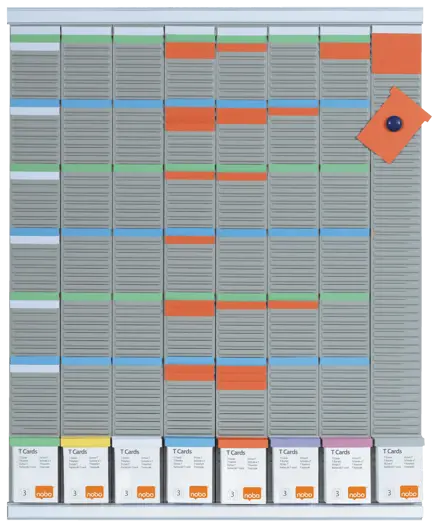 Nobo kit planning à fiches T hebdomadaire