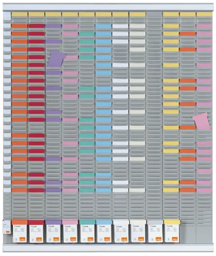 Nobo kit planning annuel à fiches T grand format