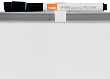 Tableau blanc Nobo Slimline en acier laqué, 280 x 220 mm