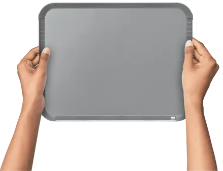 Whiteboard Slimline Nobo lakeret 280x220mm