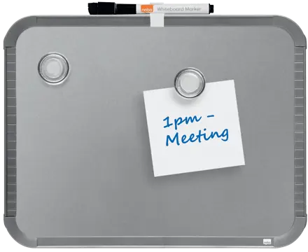 Whiteboard Slimline Nobo lakeret 280x220mm