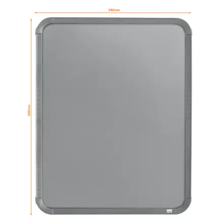 Whiteboard Slimline Nobo lakeret 360x280mm