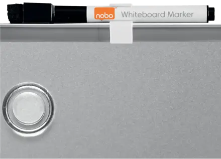 Whiteboard Slimline Nobo lakeret 360x280mm