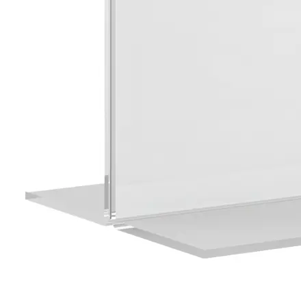 Porte affiche autoportant en acrylique transparent A5 Nobo Premium Plus