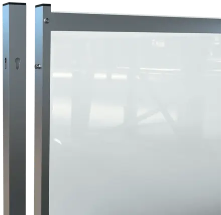 Nobo Premium Plus Verbindungsstück und Fuß zum Aufbau modularer Schreibtisch-Trennwände