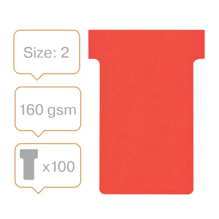 Fiches T pour planning Nobo - Taille 2