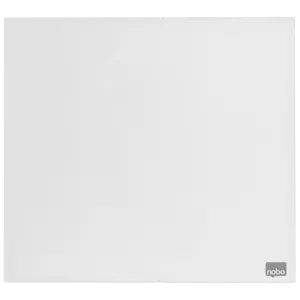 Mała szklana tabliczka magnetyczna Nobo z powierzchnią suchościeralną, 300 x 300 mm