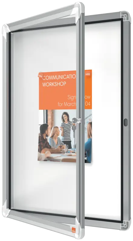 Vitrine d'affichage d'extérieur magnétique Nobo Premium Plus 4xA4