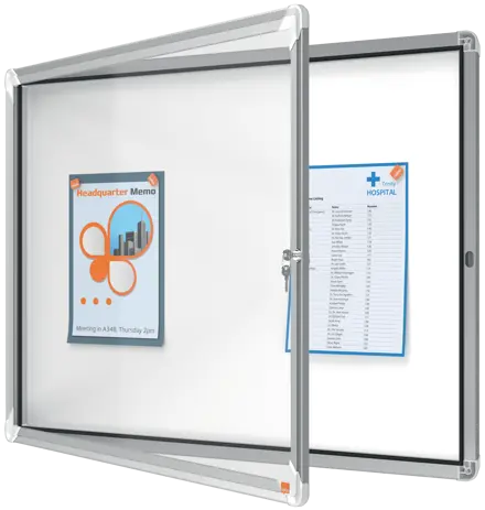 Vitrine d'affichage d'extérieur magnétique Nobo Premium Plus 8xA4