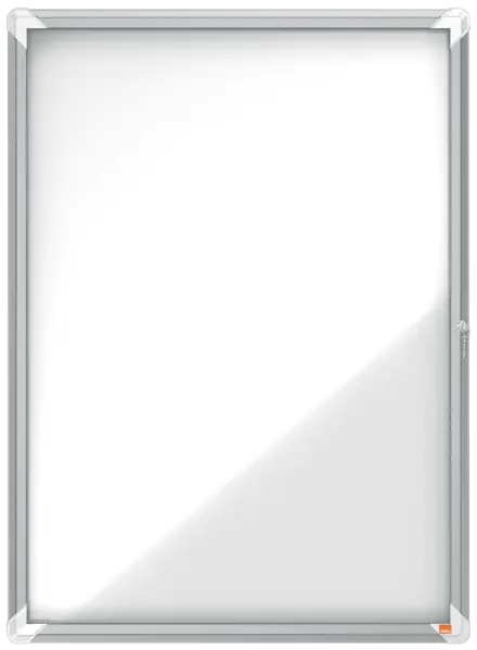 Nobo Premium Plus magnetisk låsbart opslagsskab med hængslet låge 9xA4