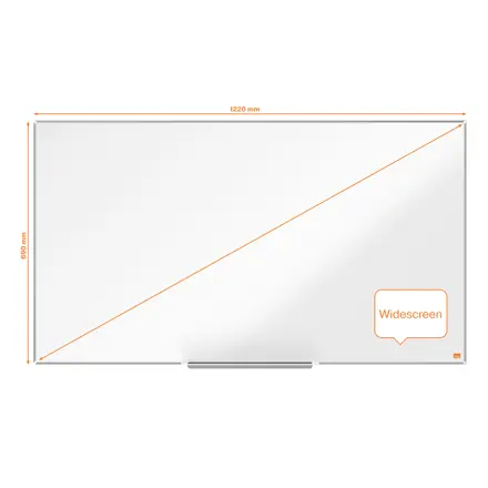 Nobo Impression Pro Widescreen 55" stål magnetisk whiteboard 122x69cm