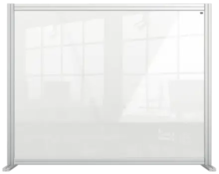 Séparateur de bureau modulaire en acrylique Nobo premium Plus 1200x1000mm