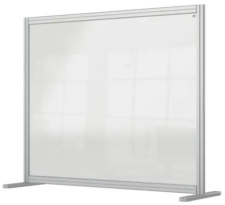 Séparateur de bureau modulaire en acrylique Nobo premium Plus 1200x1000mm