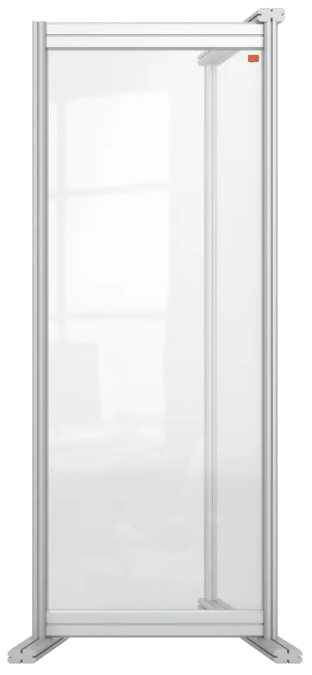 Séparateur de bureau modulaire en acrylique Nobo premium Plus Extension 400x1000mm