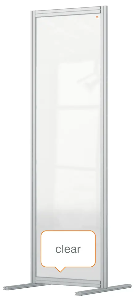 Cloison de distanciation en acrylique Nobo Premium Plus 600x1800mm