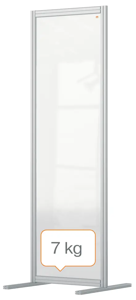Cloison de distanciation en acrylique Nobo Premium Plus 600x1800mm