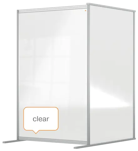 Cloison de distanciation en acrylique Nobo Premium Plus Extension 1200x1800mm