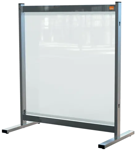 Nobo Premium Plus klar PVC beskyttende skrivebordsafskærmning B770xH860mm