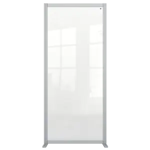 Nobo Premium Plus Clear Acrylic Protective Room Divider Screen Modular System 800x1800mm
