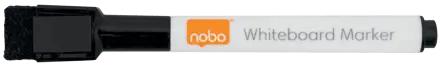 Nobo mini fehértábla markerek mágneses táblatörlővel, 6db / csomag, fekete