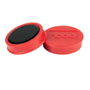 Nobo magnetiske whiteboardmagneter, pakke med 4 stk. 38 mm farvede magneter