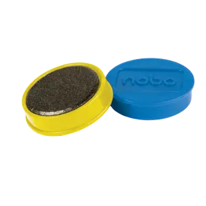 Nobo magnetiske whiteboard-magneter, pakke med 10 stk. 32 mm farvede magneter