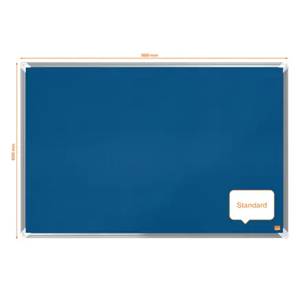 Tableau d'affichage en feutre Nobo Premium Plus 900x600 mm