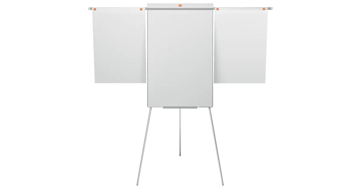 Nobo Impression Magnetic Pro Tripod Flipchart Easel, 1056 x 678 mm