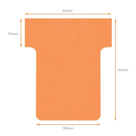 Fiches T pour planning Nobo - Taille 1,5