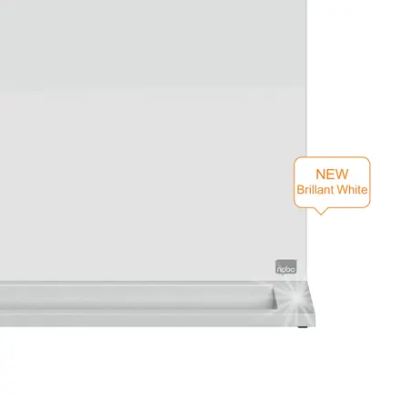 Desktop Whiteboard Glass Nobo Brilliant White Whiteboards Nobo