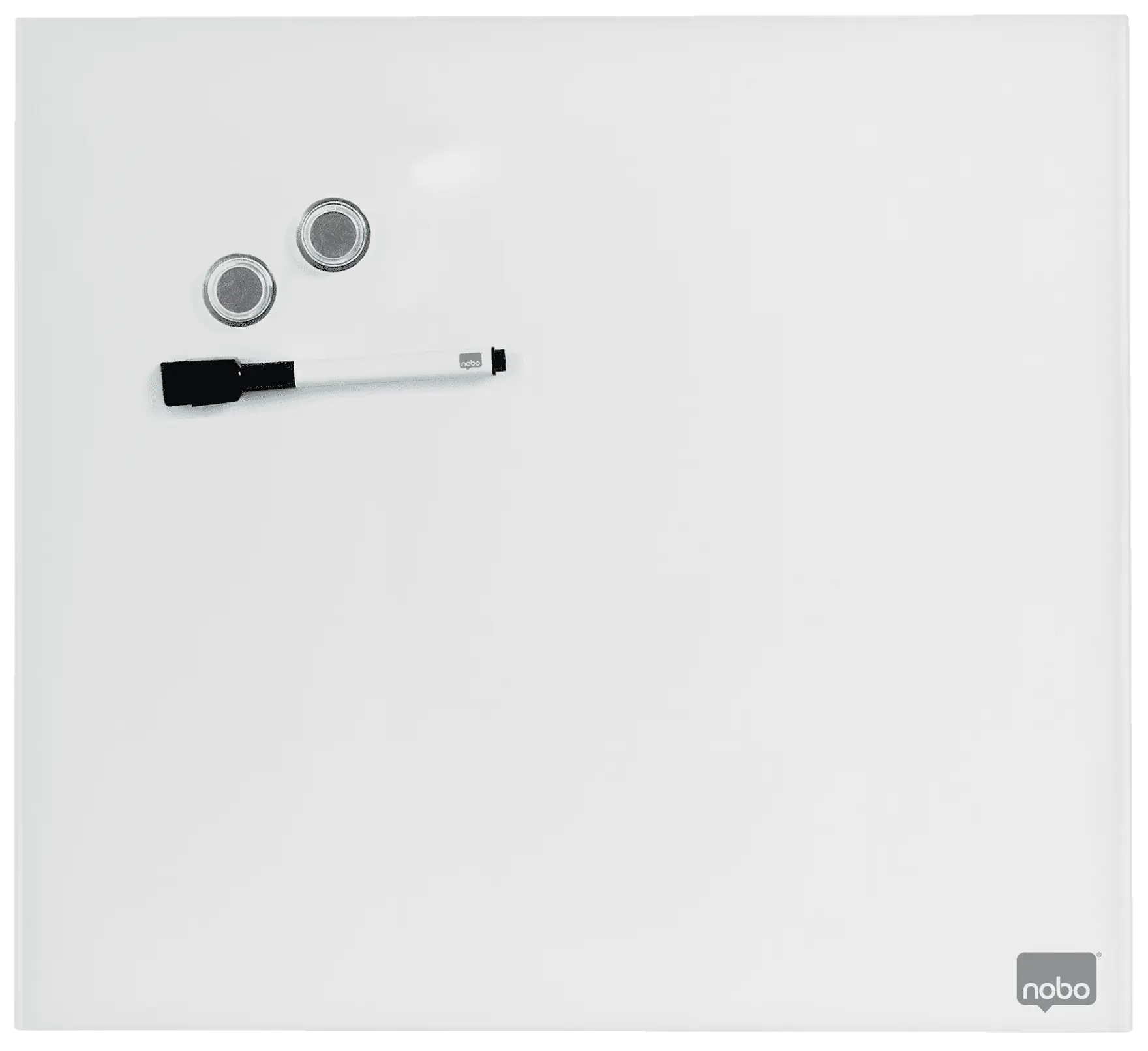 Nobo Small Glass Whiteboard Tile 300x300mm Whiteboards NOBO