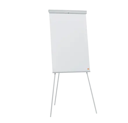 Nobo Essentials acél mágneses fehértábla és flipchart állvány