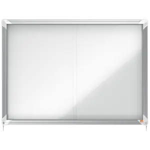 Nobo Premium Plus Schaukasten für den Innenbereich 8 x A4, magnetisch, Schiebetür