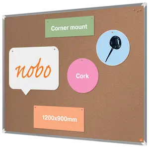 Nobo Premium Plus Cork Notice Board 1200x900mm